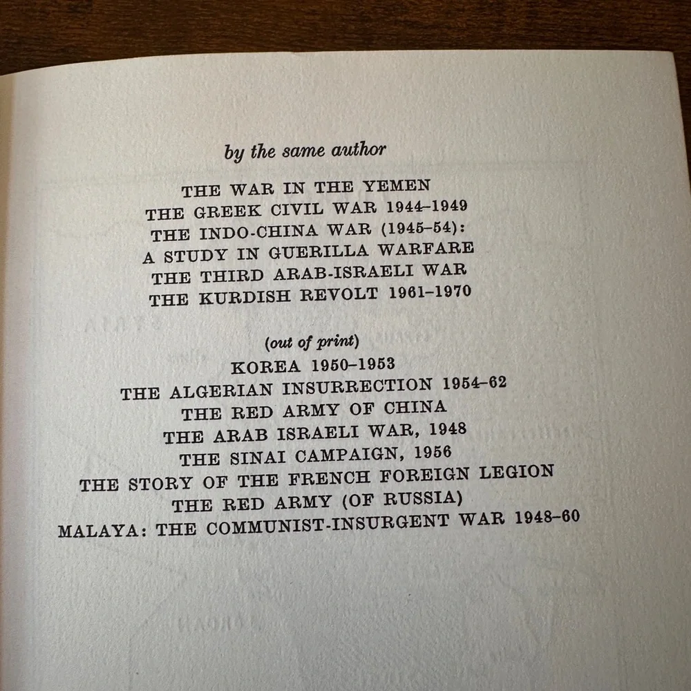 Arab Guerilla Power 1967-1972 Edgar O'Ballance Hardcover 1974 First Edition DJ - Picture 4 of 4